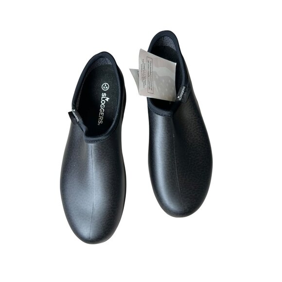 NEW Sloggers Comfort Rain and Garden Shoe Black Men\'s Sz 9 Slip On Cushioned NWT main image 4
